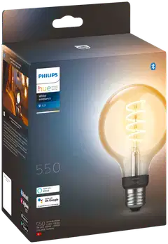 Philips Hue filamentti lamppu 7W G93 E27 2200-4500K 550LM lämmin valkoinen - 2
