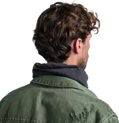 Buff Merino Lightweight tuubihuivi Solid Grey - 3