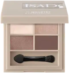 Isadora The Eyeshadow Quartet luomiväripaletti 04 Cappuccino 3,5 g - 04 Cappuccino - 2