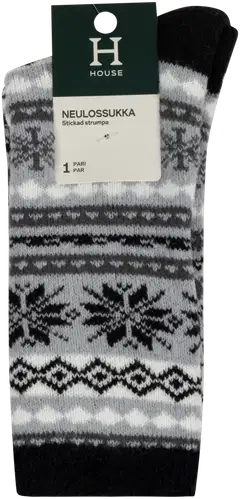 House miesten pehmosukat super soft 193H322617 - Black/grey - 2