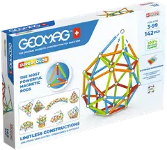 Geomag Supercolor Recycled -magneettirakennussetti 142 osaa - 1