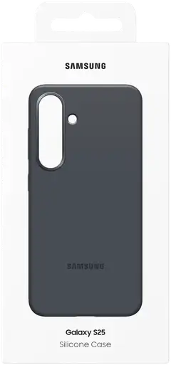 Samsung s25 suojakuori silicone case black - 6