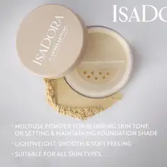 Isadora The Loose Setting Translucent Powder irtopuuteri 00 Translucent 9 g - 3