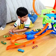 Hot Wheels Stunt Tracks Mid-Air Crash -Autorata - 7