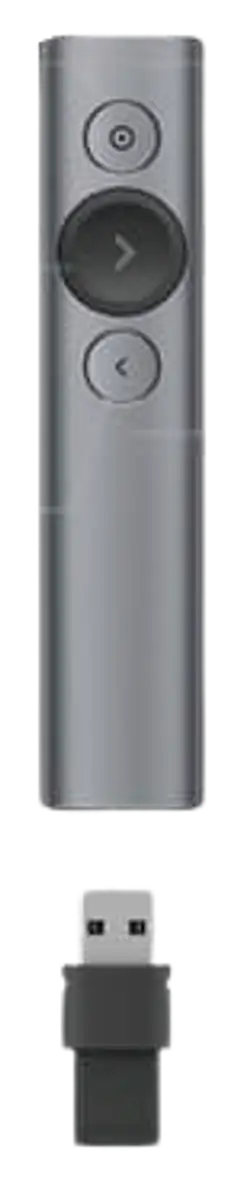 Logitech Spotlight Presentation Remote - harmaa - 2