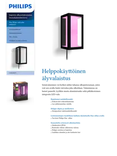 Philips Hue Impress -seinävalaisin ulkokäyttöön 16W 2000-6500K 1180LM säädettävä - 2