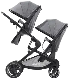 Hauck tuplarattaat Atlantic Twin harmaa - 12