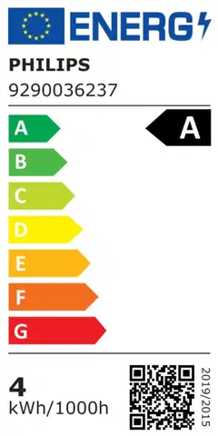 Philips Ultra Efficient LED-lamppu 4W A60 E27 2700K 840LM huurrettu - 3