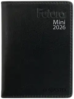Ajasto taskukalenteri Futura Mini, musta - 1