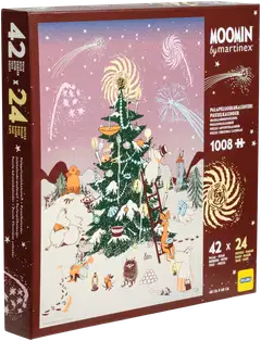 Peliko palapelijoulukalenteri Muumi 1008 palaa Yule Night - 1