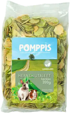 Pomppis jyrsijän hernehiutaleet 200g - 1