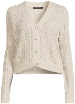 London Fog naisten pitsineuletakki 213L261715 - BEIGE - 2