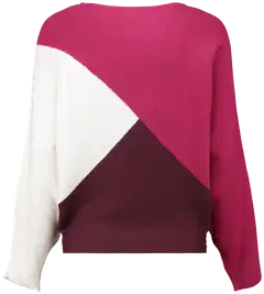 Zabaione naisten neule Ma44ri - cherry/orchid/offwhite - 3