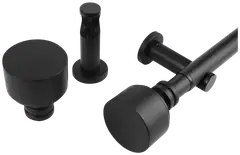 Ihanin verhotanko Matilda mattamusta 160-310cm 25/28mm - 2