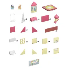 Tile Town Bluey-talo magneettinen rakennussarja 46 osaa - 11