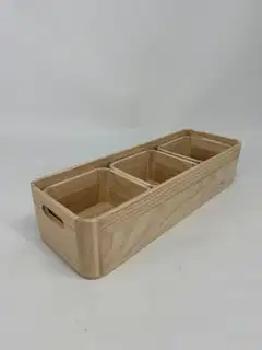 House säilytyskori FSC-mänty 4 kpl - 2