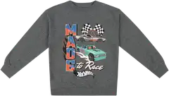 Hot Wheels lasten collegepaita A9-0071 - Charcoal Marl - 1