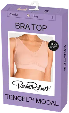 Pierre Robert naisten rintaliivitoppi Tencel Modal - Powder - 2