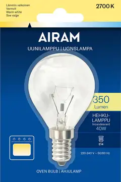 Airam P45 40W 350lm E14 UUNILAMPPU - 2