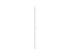 Näkösuoja ritilä, luonnon ruskea, 179x80x2cm - 3