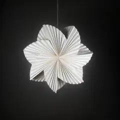 Konstsmide Paperitähti 5949-200, Hyrrä 80Cm Valkoinen, E14 sis. johtosarjan - 3