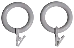 Ihanin verhorengas puinen valkoinen 10kpl - 1