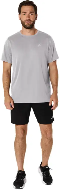 Asics miesten lyhythihainen juoksupaita Core 2011D211 - CLOUD GREY - 4