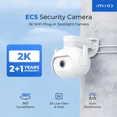 Imilab EC5 2K WiFi -valvontakamera ulkokäyttöön CMSXJ55A - 12