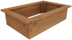 Miljöörakennus kasvatuskehä ruskea 120 x 80 x 33 cm - 1