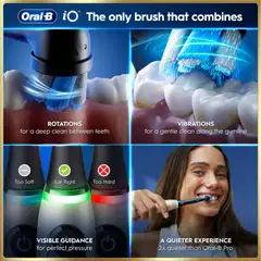 Oral-B iO9 -Sähköhammasharja Lunar Gold, 2 vaihtoharjaa, lataava matkakotelo - 14