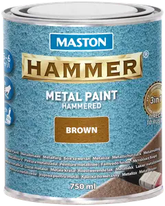 Maston metallimaali Hammer Vasaralakka ruskea 750 ml - 1