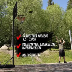 ProSport koripalloteline 1,5-3,05 m - 9