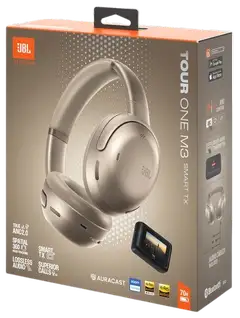 JBL langattomat vastamelukuulokkeet Smart Tx audiolähettimellä Tour 3 Aviator beige - 15