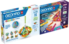 Geomag Supercolor & Glitter magneettirakennussetti tuplapakkaus 87 osaa - 1