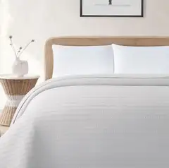 Home & Main päiväpeitto WaffleJacq 260x260 cm valkoinen - 4