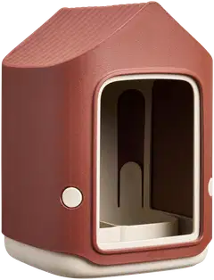 elho lintulauta cozy 18cmx18cmx k23cm punainen - 1