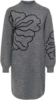 JDY naisten neulemekko Jdyjella - Medium Grey Melange - 1