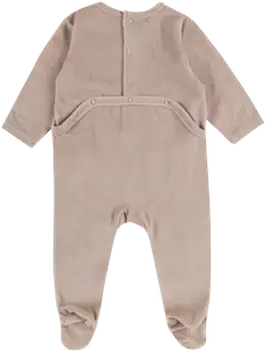 TEX BABY vauvojen velourpyjama Panda - Taupe - 2