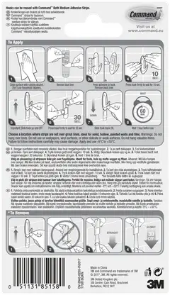 Command™ designkoukut kylpyhuoneeseen 17081B - 5