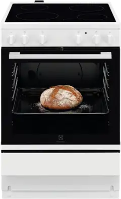 Electrolux leveä keraaminen lattialiesi 60 cm LKR60004NW valkoinen - 1