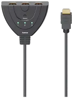 Hama HDMI™-kytkin, 3xHDMI™ in - 1xHDMI™ out, 4K - 1