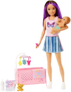 Barbie Skipper Sleepy Baby Playset Hjy33 - 1