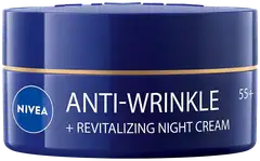 NIVEA 50ml Anti-Wrinkle Revitalizing Night Cream 55+ -yövoide - 2