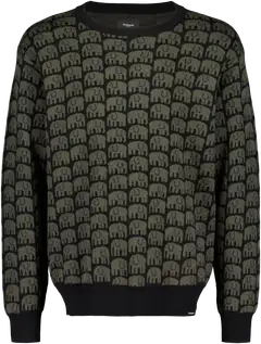 Finlayson miesten neulepusero Elefantti - Green - 1