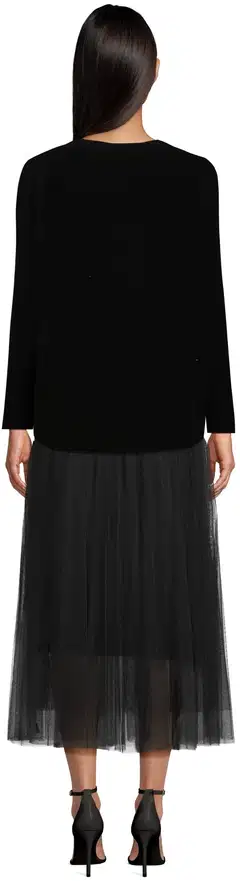House naisten neule 218H502505 - BLACK - 2