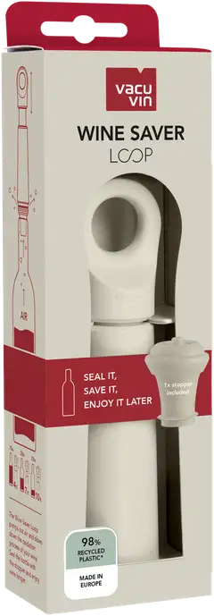 Vacu Vin viinipumppu ja korkki Loop Sand - 2