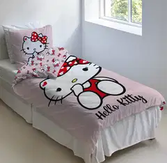 Lasten pussilakanasetti Hello Kitty 150x210+50x60 cm - 4
