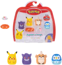 Squishalongs Pokémon 4-Pk Gen/Pik/Pip/Gr - 1