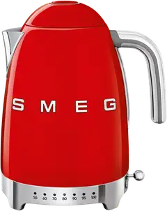 Smeg KLF04RDEU vedenkeitin lämpötilan säädöllä, punainen - 1