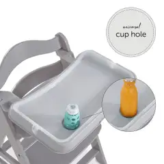 Hauck tarjotin syöttötuoliin Alpha Tray harmaa - 25